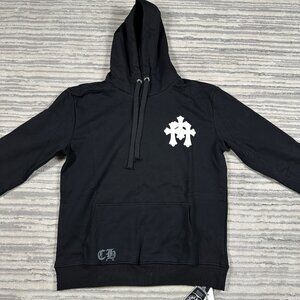 Chrome Hearts White Triple Cross Pullover Hoodie Size Mens Large